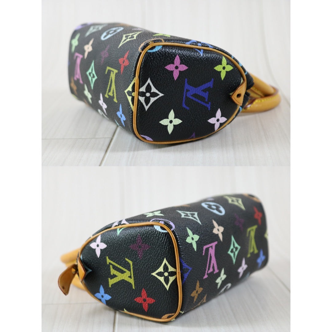 Rank AB ｜ LV Monogram Multicolor Mini Speedy Handbag ｜S24031801