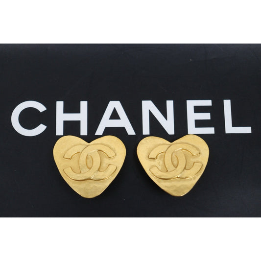 Very Good ( Rank A) ｜CHANEL Coco Mark Gold 24 Plated Earrings ｜25052923