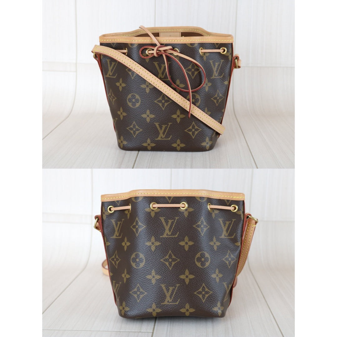 Include Entrupy Certificate of Authenticity｜Very Good ( Rank A)｜ Louis Vuitton Monogram  Nano Noe  Shoulder Bag ｜X26031203