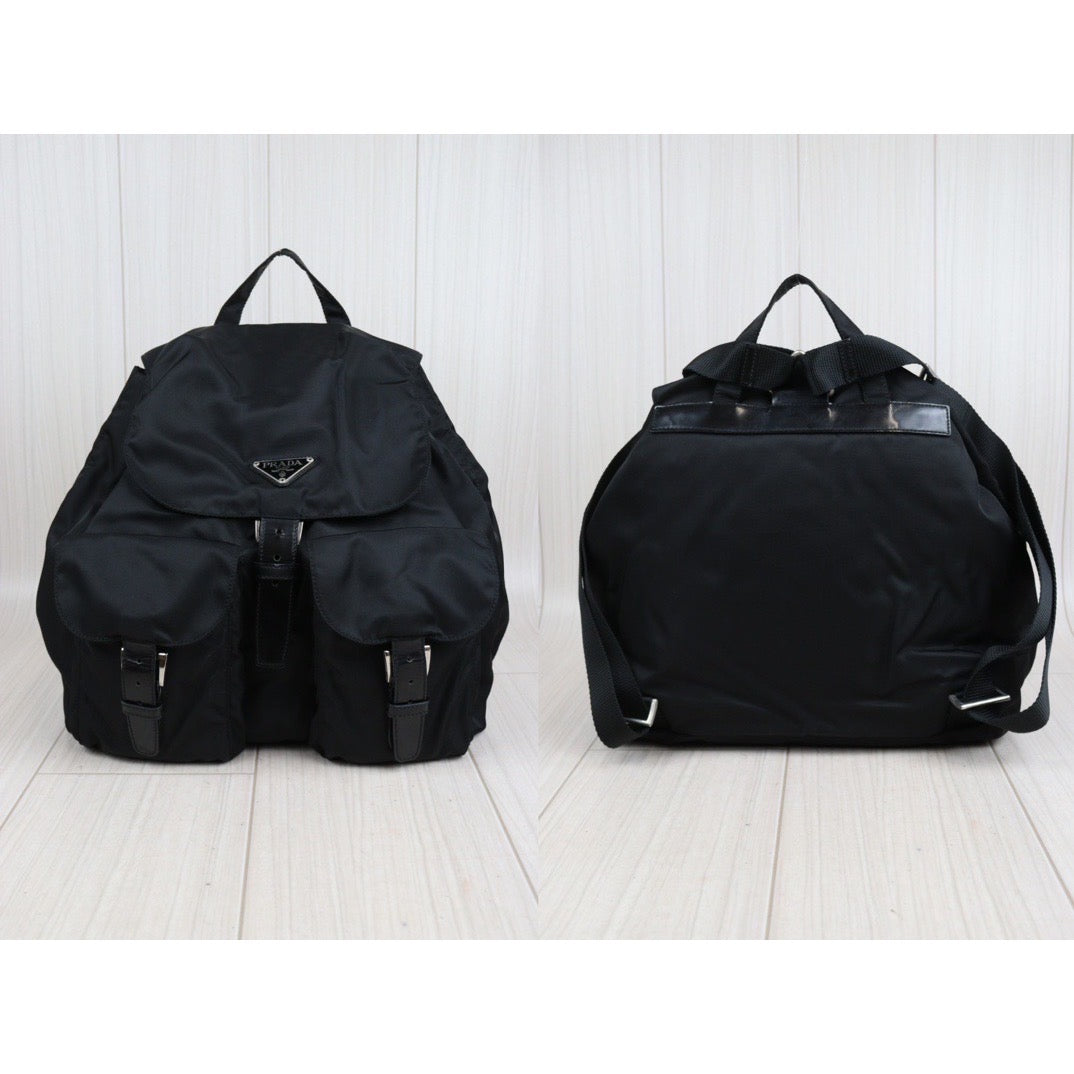 Rank A｜Prada Nylon Backpack Medium Black｜23111619