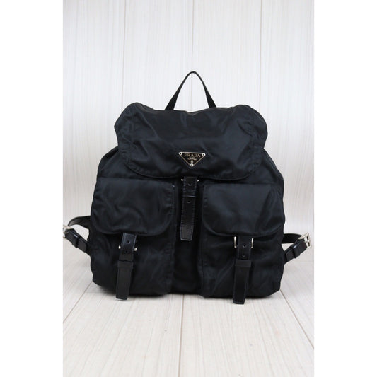 Rank A｜Prada Nylon Backpack Medium Black｜23121204