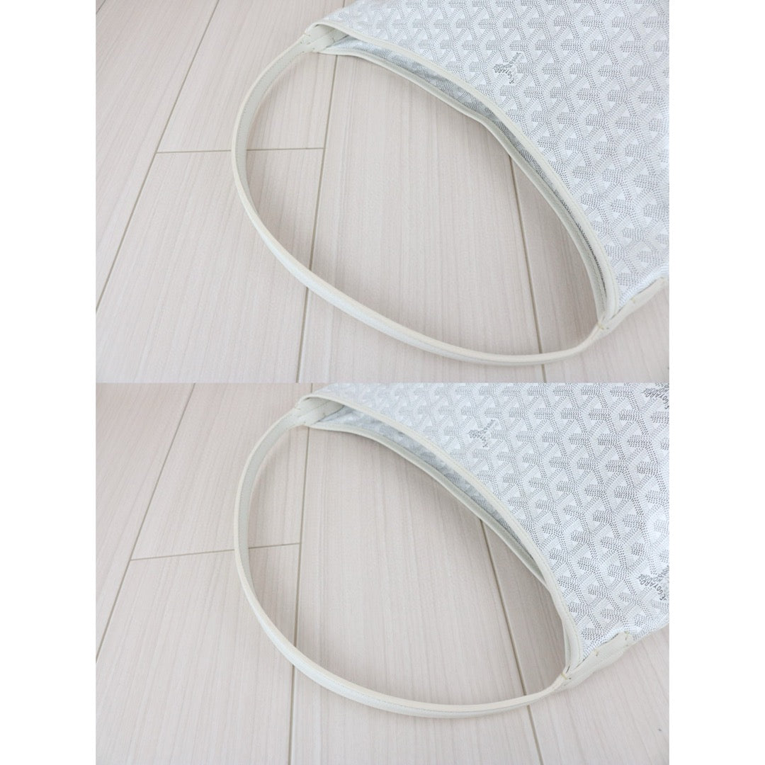Very Good ( Rank A) ｜ Goyard Boheme Hobo Shoulder Bag White｜B25032902