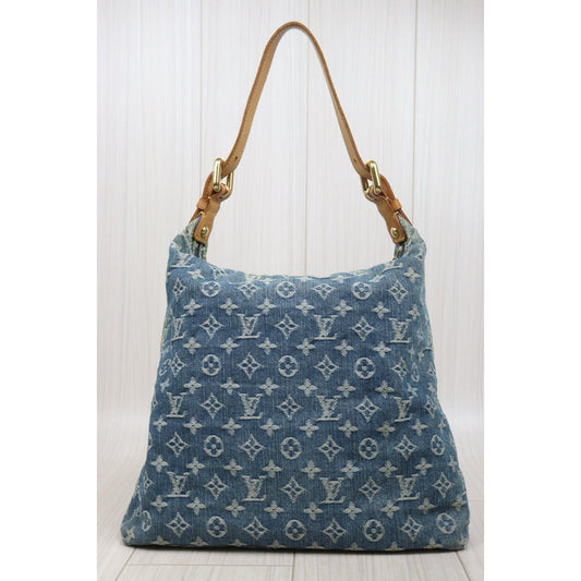 Include Entrupy Certificate of Authenticity｜Fair ( Rank B)｜  Louis Vuitton Monogram Denim Baggy GM Shoulder Bag｜26011308