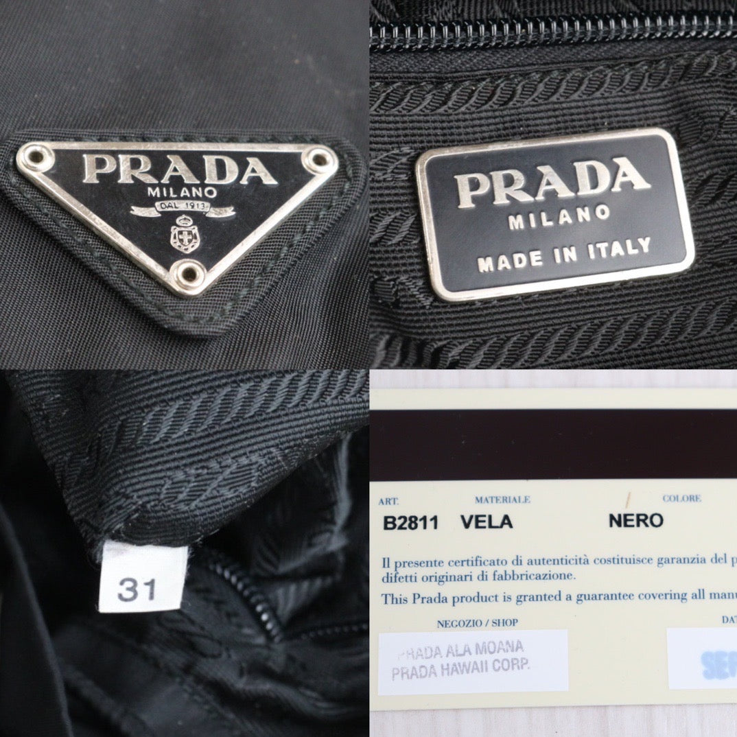 Rank A｜Prada Nylon Backpack Medium Black｜V23100618