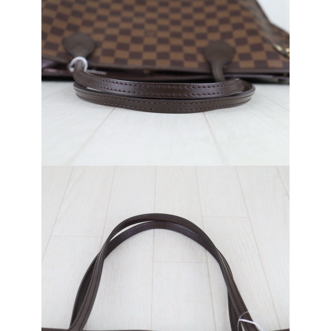 Include Entrupy Certificate of Authenticity｜Good ( Rank AB)｜ Louis Vuitton Damier Neverfull MM With Pouch｜S26010401