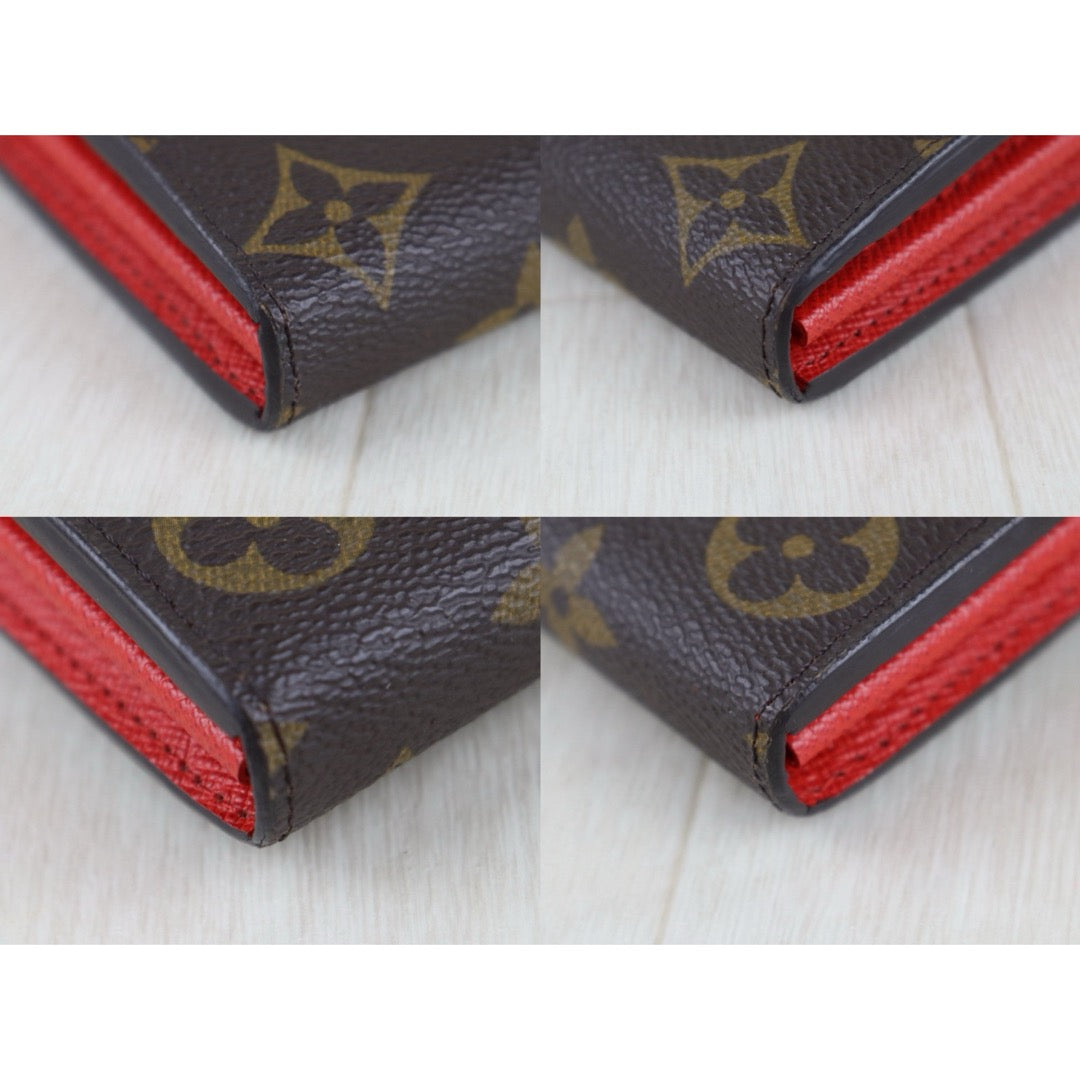 Include Entrupy Certificate of Authenticity｜Very Good ( Rank A)｜ Louis Vuitton Monogram Emilie Long Wallet ｜S26072513