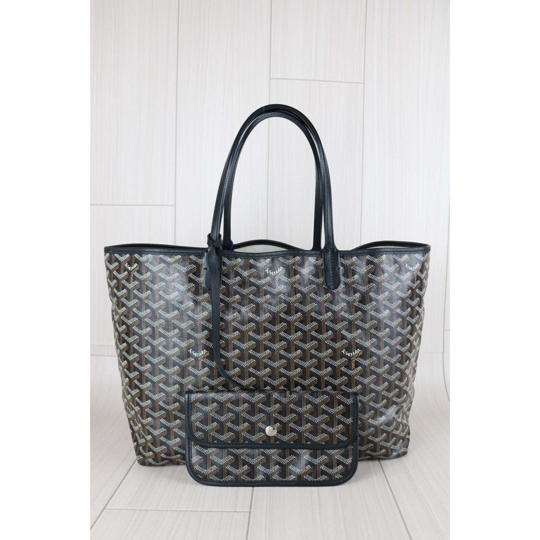 Very Good ( Rank A)｜ Goyard Saint-Louis PM Tote Bag Black｜S25063006