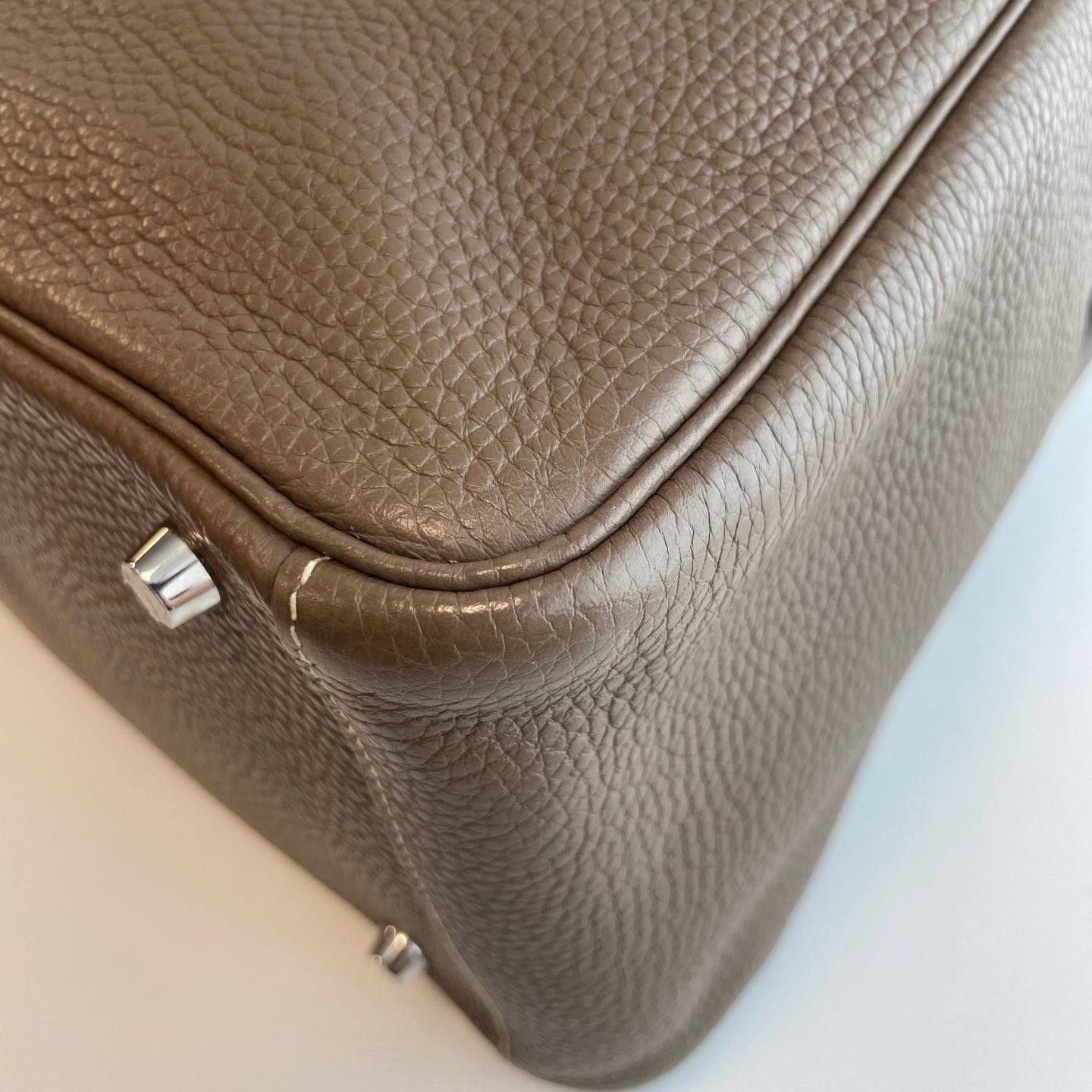Hermes Lindy 30 A stamp etoupe