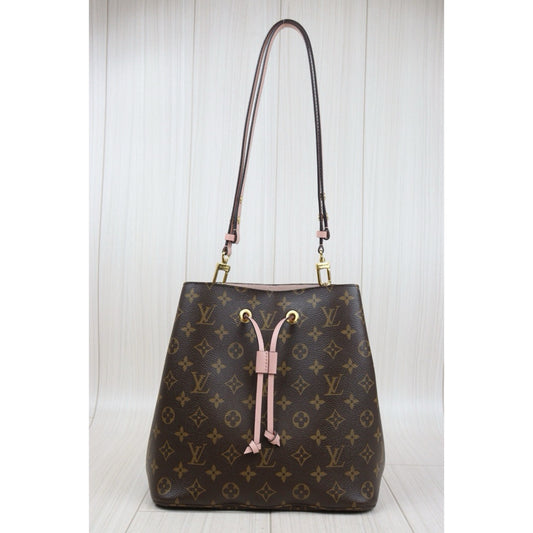 Rank A ｜LV Monogram Neonoe Rose Poodle Shoulder Bag｜S24030419