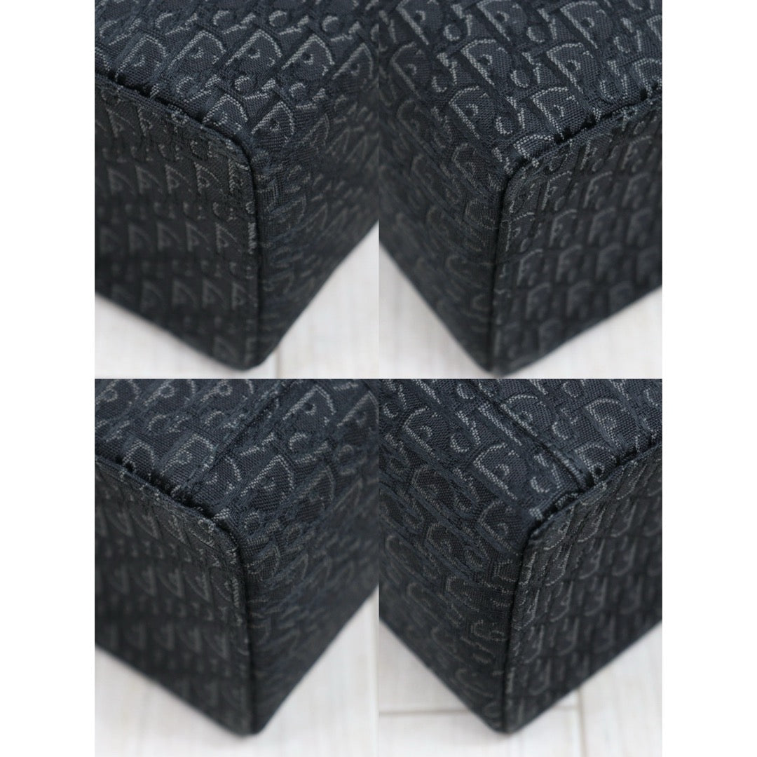 Include Entrupy Certificate of Authenticity｜Good ( Rank AB)｜ Dior Trotter Black Hand Bag ｜26061602