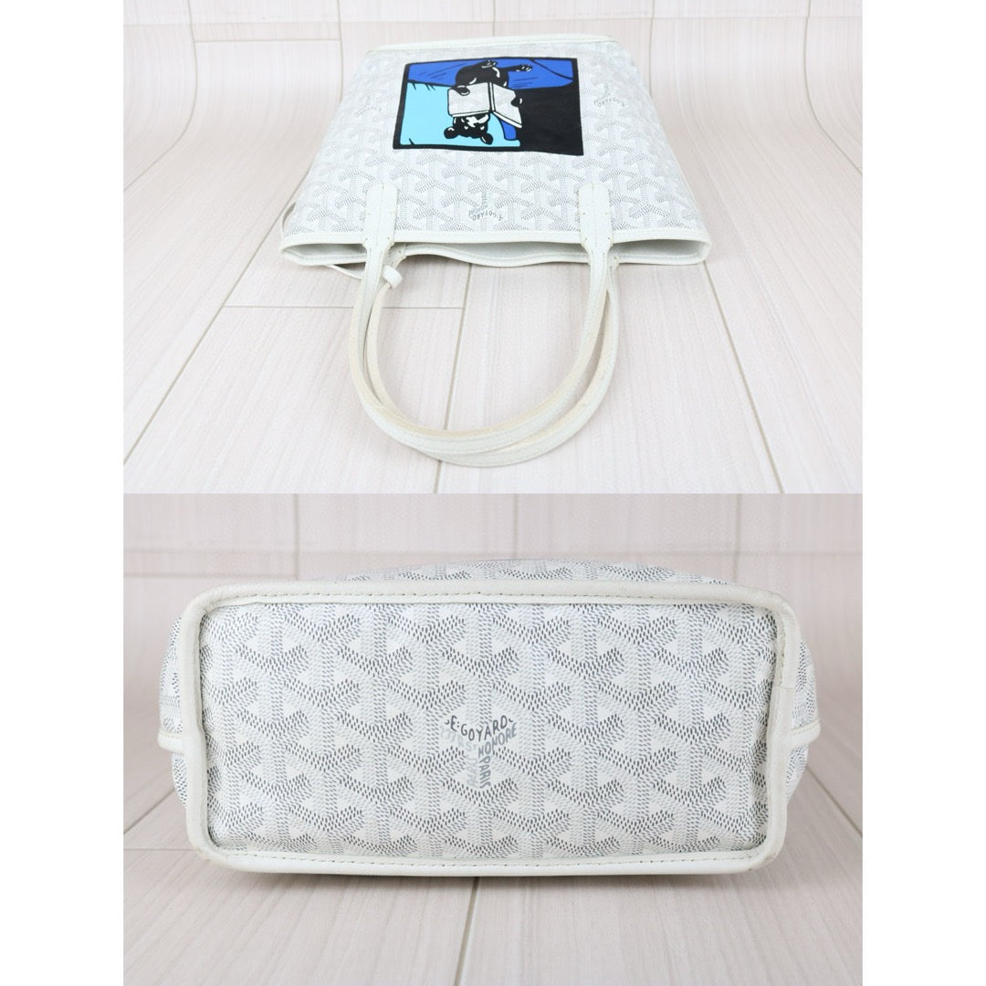 Good ( Rank AB)｜ Goyard Anyone Mini Tote Bag White｜B25032901