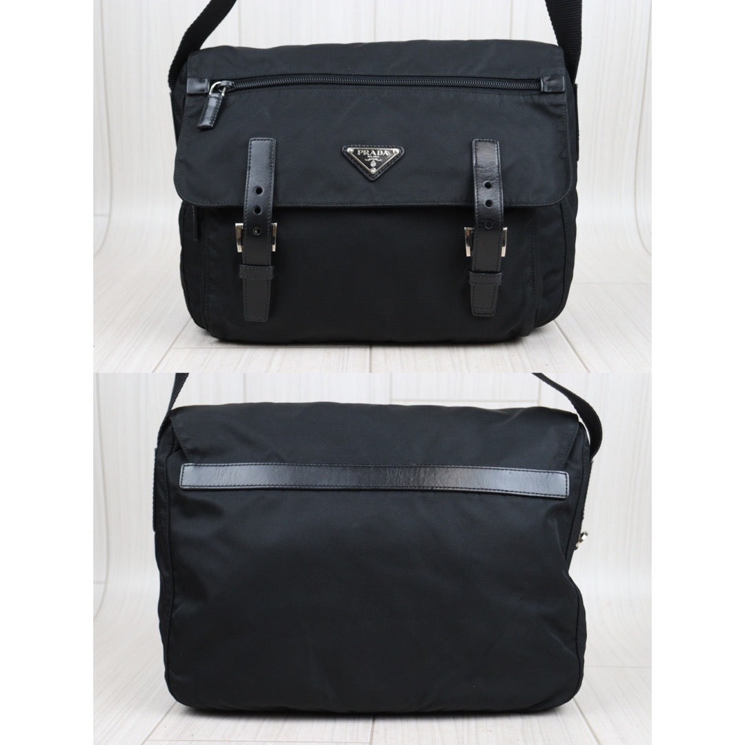 Rank AB｜Prada Nylon ShoulderBag Black｜V23110928