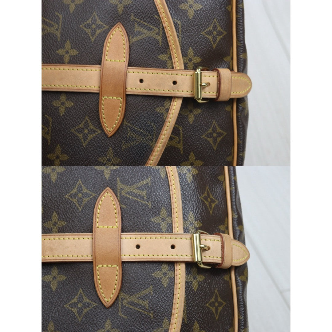 Include Entrupy Certificate of Authenticity｜Good ( Rank AB) ｜ Louis Vuitton Monogram Saumur 30 Shoulder Bag｜26090401