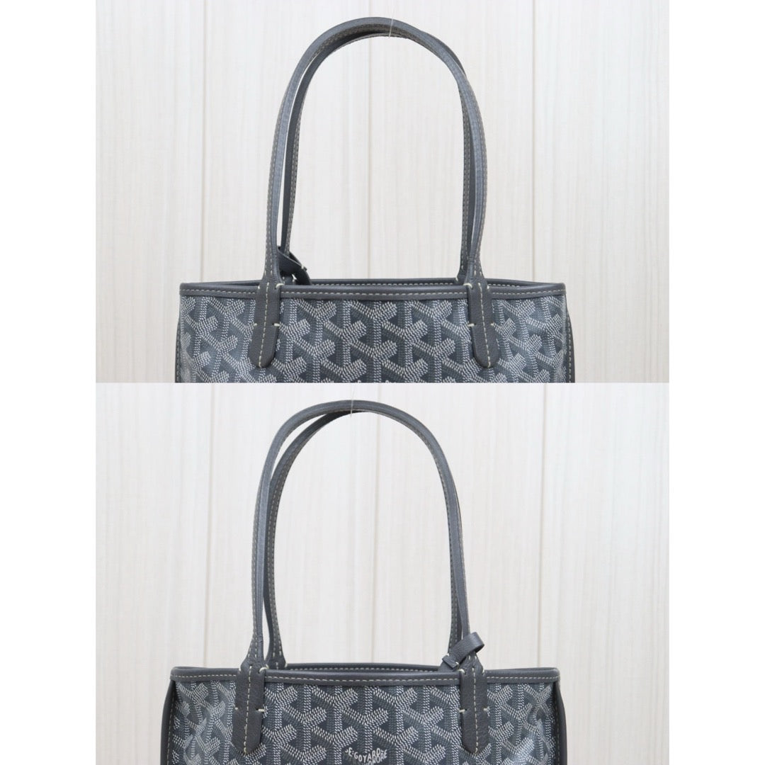 Very Good ( Rank A) ｜ Goyard Anjou Mini Tote Bag Gray｜S25081013