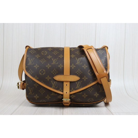 Include Entrupy Certificate of Authenticity｜Very Good ( Rank A) ｜ Louis Vuitton Monogram Saumur 30 Shoulder Bag｜26083105
