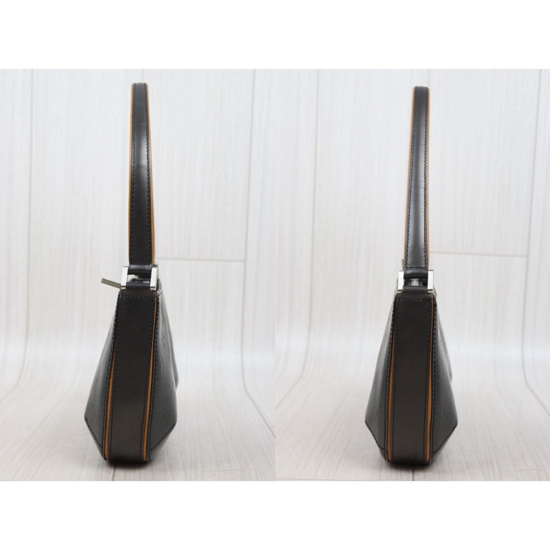 Very Good ( Rank A) ｜ LV Matte Vernis Steel Gray Fowler Shoulder Bag｜25110609