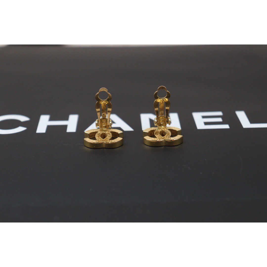 Rank A ｜CHANEL COCO Earrings 18k Gold Plated ｜24053021