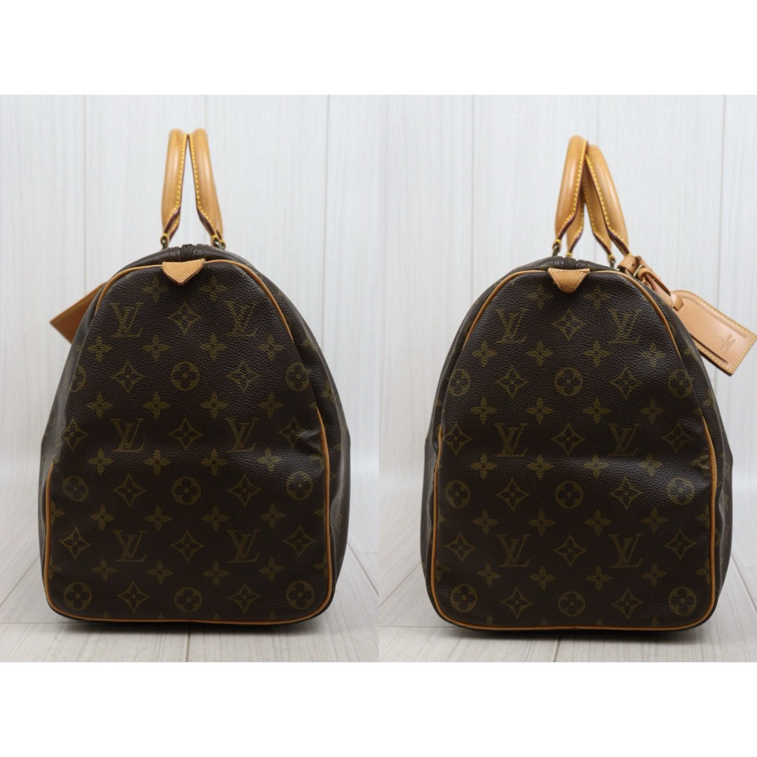 Include Entrupy Certificate of Authenticity｜Good ( Rank AB) ｜ Louis Vuitton Monogram Keepall Bandouliere 45 Handbag｜26031607