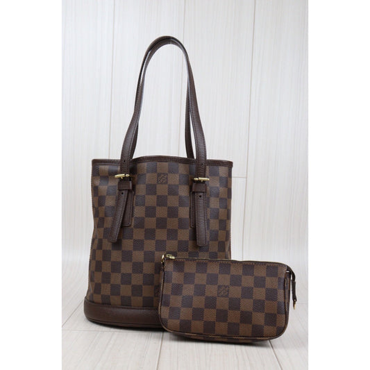 Rank A｜LV Damier Male Handbag With Pouch｜Q24021517