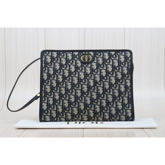 Very Good ( Rank A)｜Dior 30 Montaigne Oblique Pouch Handbag｜26011506