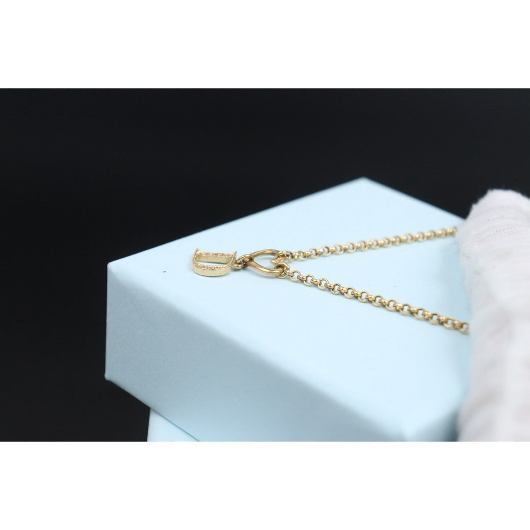 Good ( Rank AB)｜ Dior  Heart＆D Necklace Golden Plated ｜V25071015
