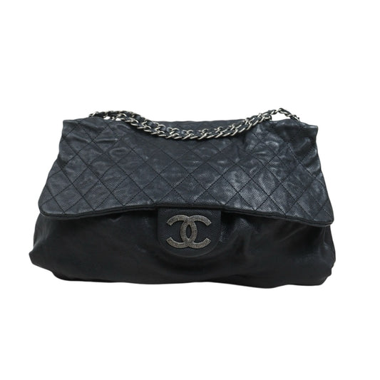 Include Entrupy Certificate of Authenticity｜Fair ( Rank B)｜ CHANEL Caviar Skin Matelasse Chain  Shoulder Bag Black Made In 2010- 2011Year｜S26052506