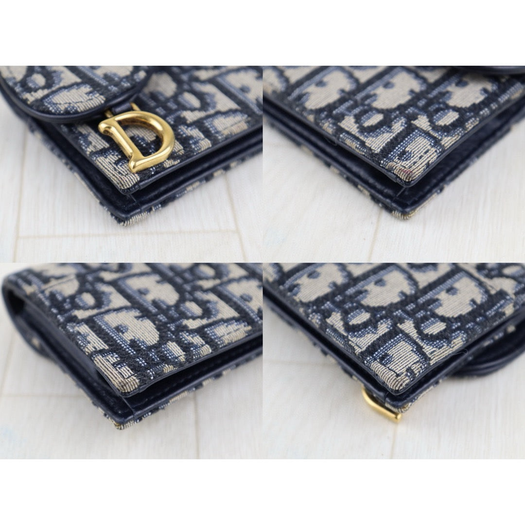 Good ( Rank AB)｜ Dior Trotter Trifold Card Holder ｜H25042211