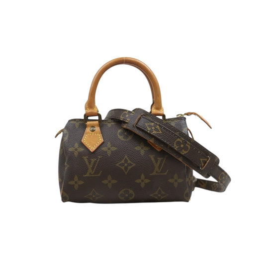 Include Entrupy Certificate of Authenticity｜Good ( Rank AB) ｜ Louis Vuitton Monogram Mini Speedy  Hand Bag With Shoulder Strap｜26090704