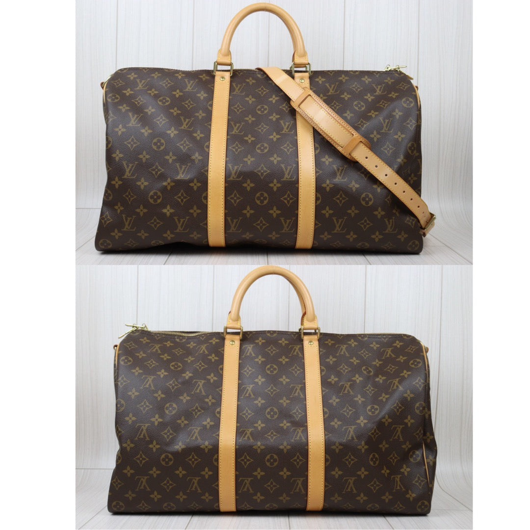 Rank A｜ LV Monogram Keypol Bandrière 50 With Shoulderstrap｜24041603
