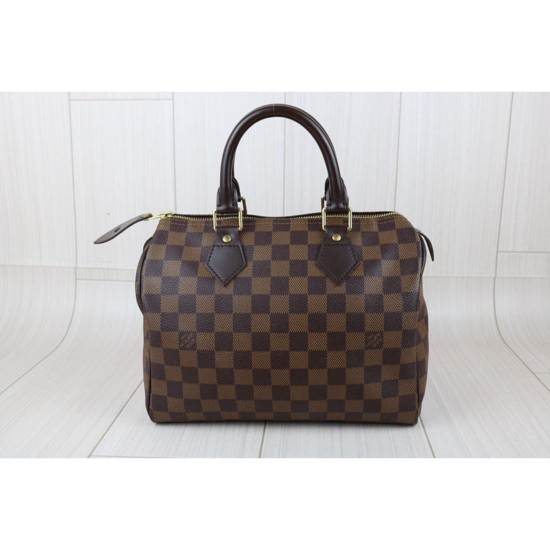 Include Entrupy Certificate of Authenticity｜Good ( Rank AB)｜ Louis Vuitton Damier Speedy 25 Hand Bag ｜X26092108