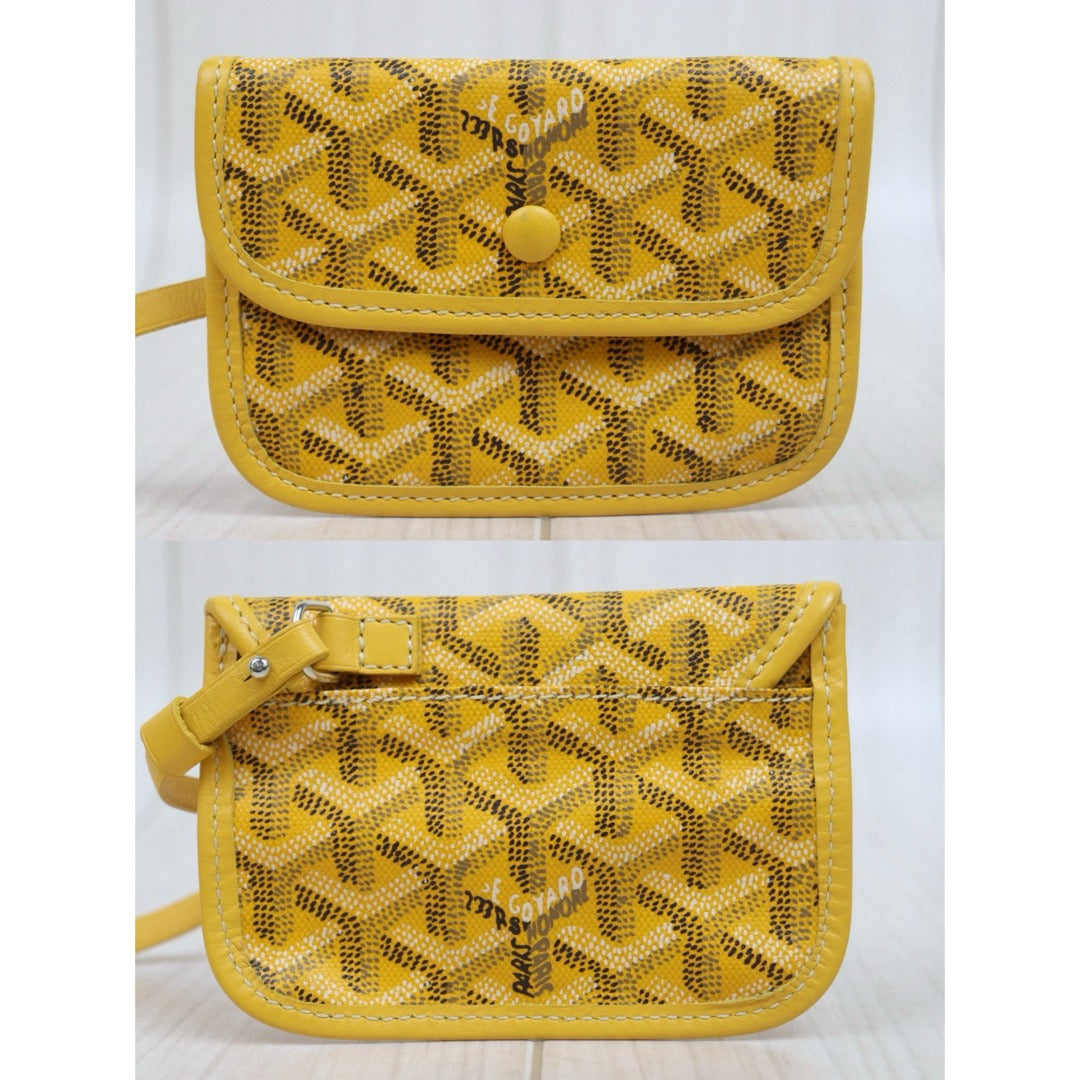 Good ( Rank AB) ｜ Goyard Anjou Vintage Mini Tote Bag Yellow Made In 2005Year｜Y25110423