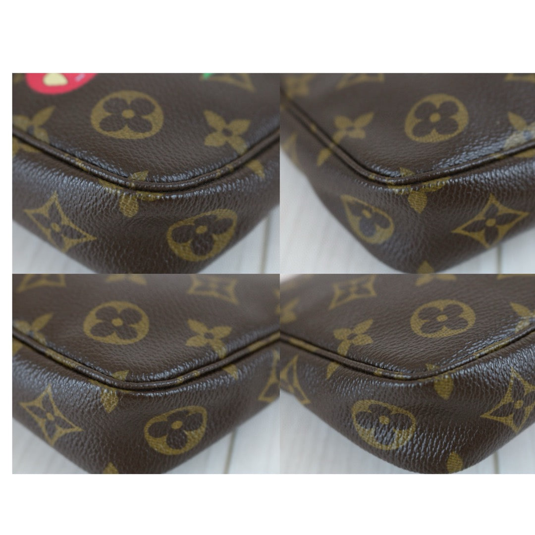 Good ( Rank AB)｜ LV Takashi Murakam Cherry Monogram Pochette Accessoires ｜S24112104