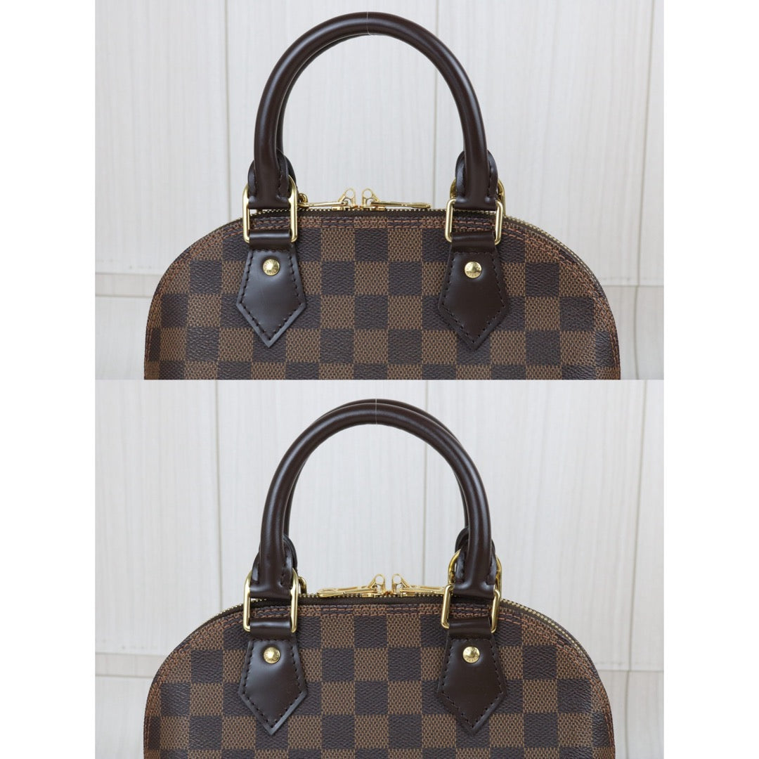 Include Entrupy Certificate of Authenticity｜Very Good ( Rank A)｜Louis Vuitton Damier Alma BB HandBag Shoulder Bag｜X26040817
