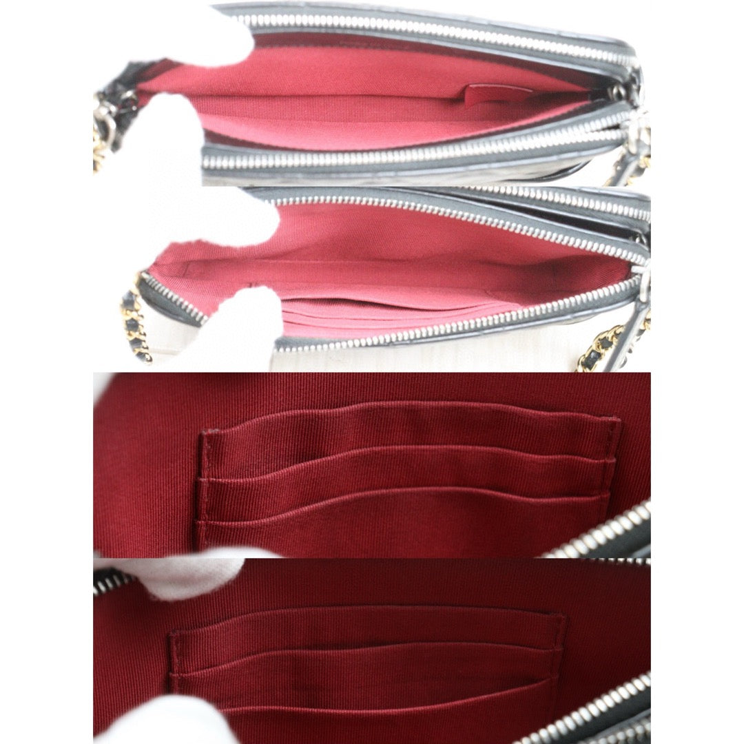 Very Good ( Rank A)｜CHANEL Mini Gabrielle Aged Calfskin Shoulder Bag Black Made in 2019-2020Year｜S25033009