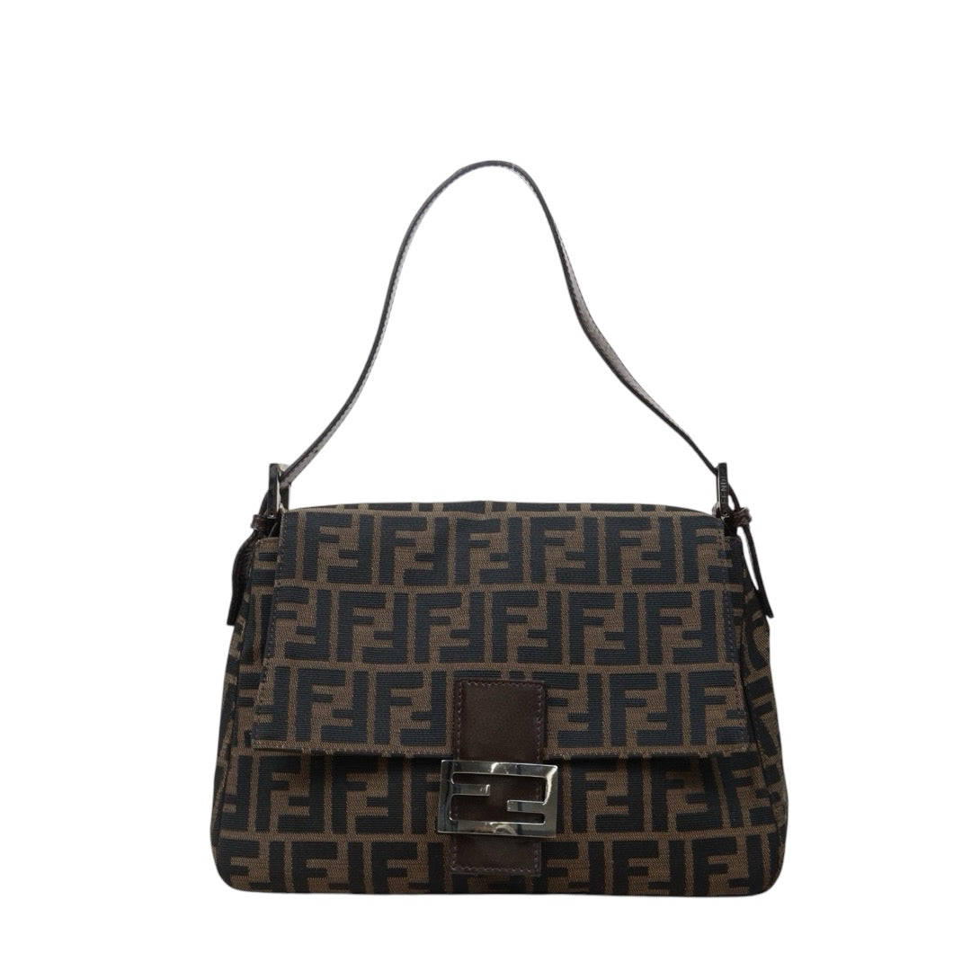 Good ( Rank AB)｜ FENDI Zucca Mamma Baguette Shoulder Bag ｜24110736