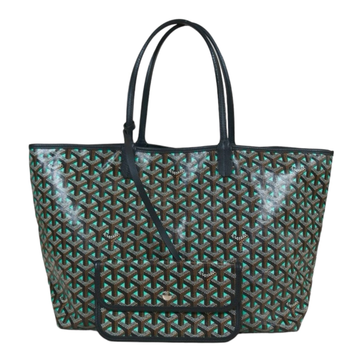 Rank A ｜ Goyard Saint-Louis PM Tote Bag Green｜S24071603