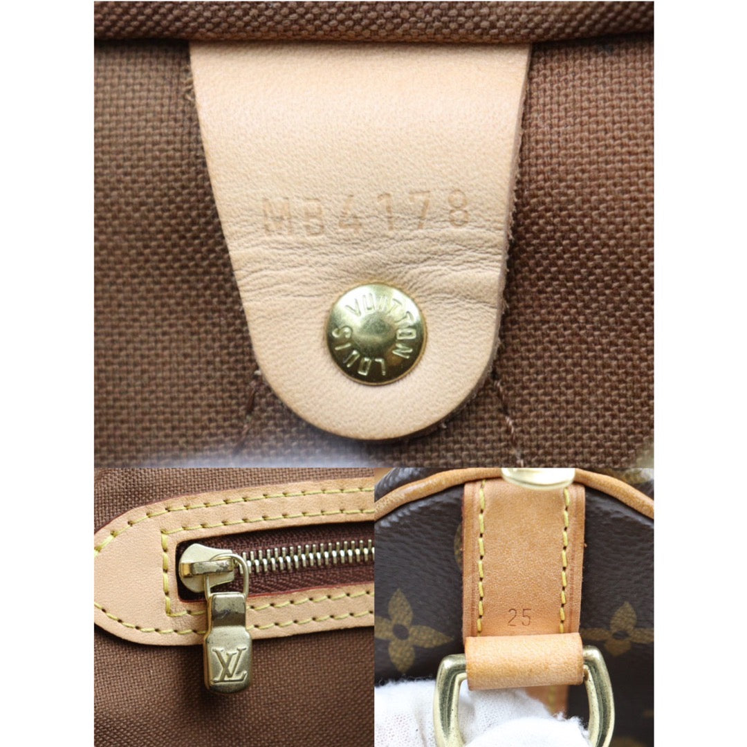 Rank AB ｜ LV Monogram Speedy 25 With Shoulder Strap｜23112714