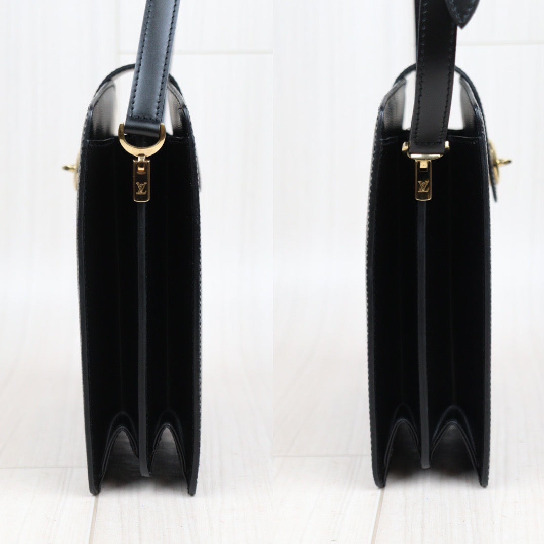 Rank A｜ LV Epi Shoulder Bag Black｜23111613