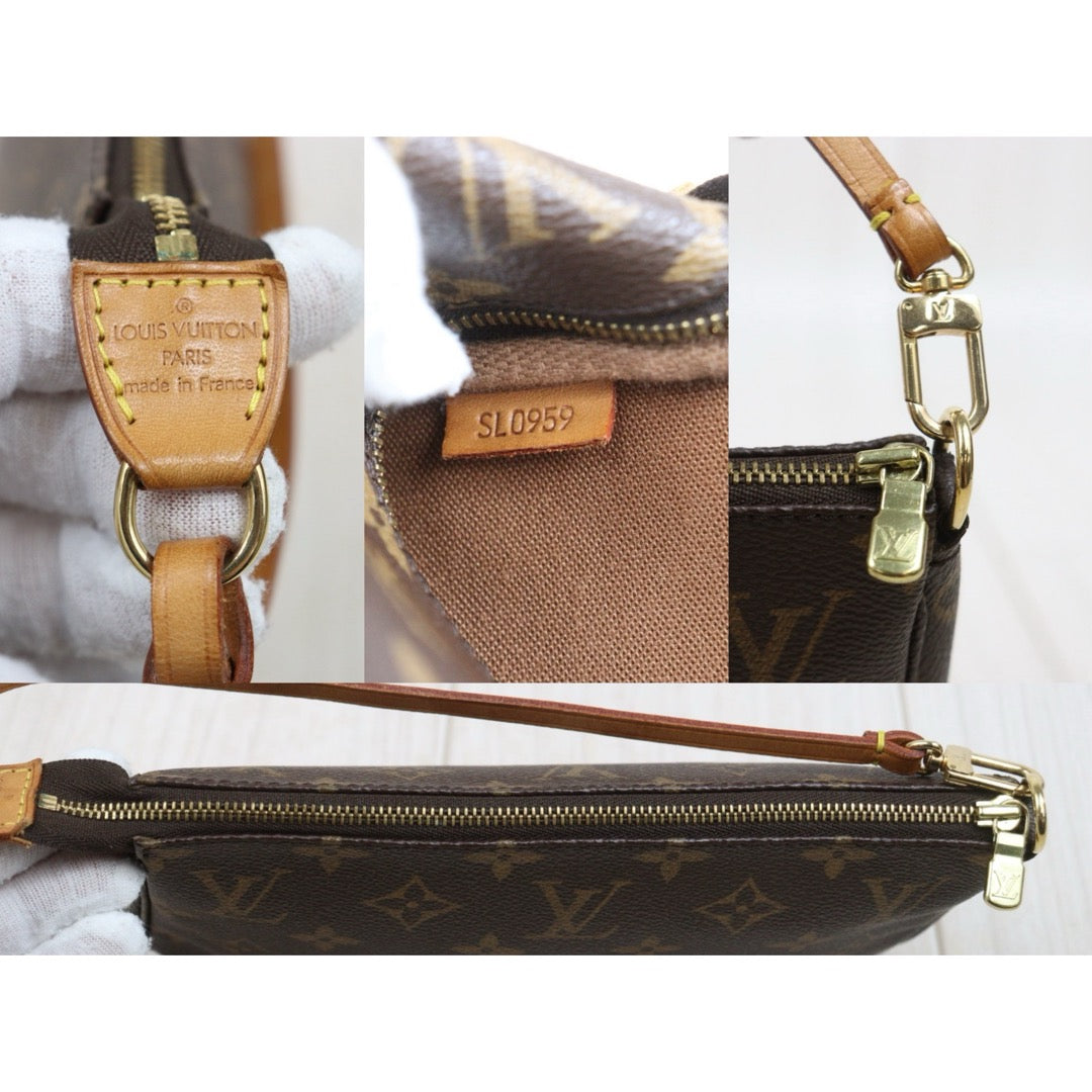 Include Entrupy Certificate of Authenticity｜Good ( Rank AB)｜Louis Vuitton Monogram Pochette Accessoires ｜26052804