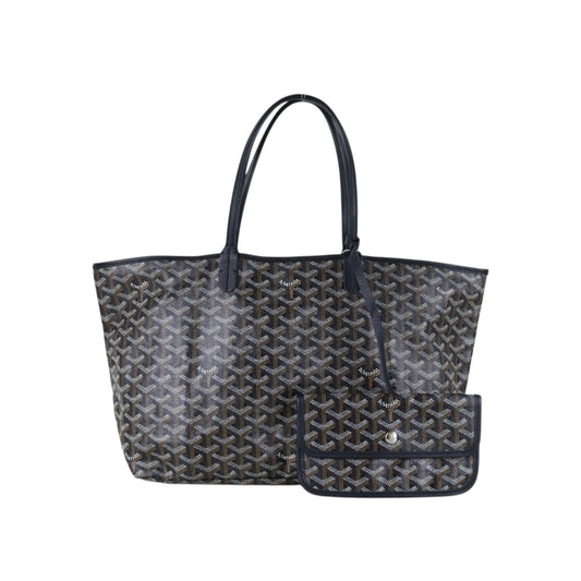 Include Entrupy Certificate of Authenticity｜Good ( Rank AB) ｜ Goyard Saint-Louis MM Tote Bag Black｜S26030825