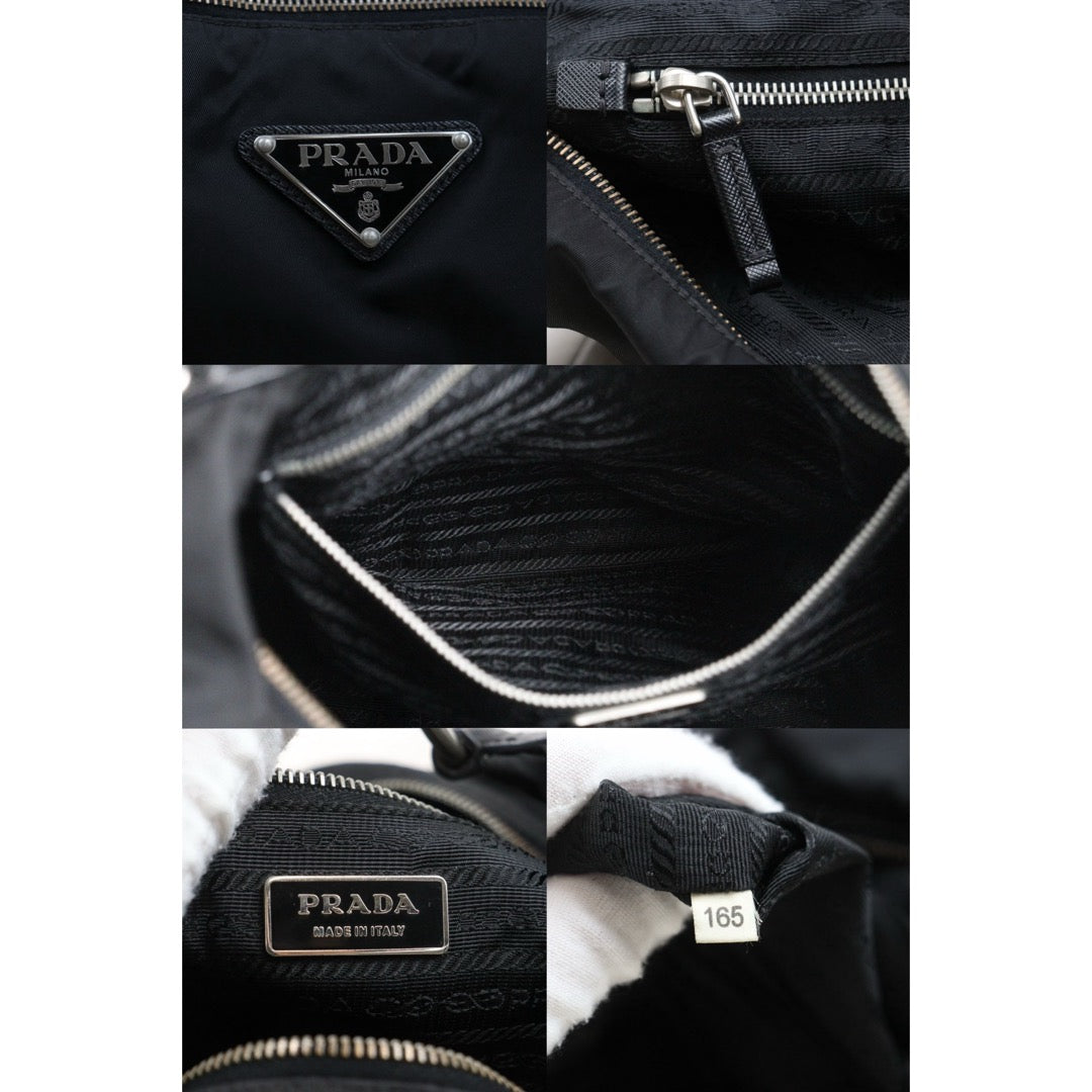 Very Good ( Rank A) ｜ PRADA HOBO GM Black HandBag ｜25112504