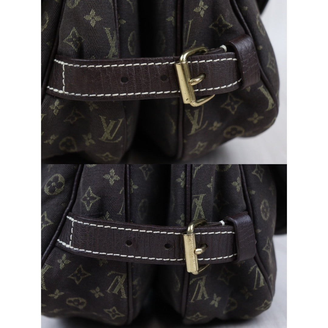 Rank A ｜LV Monogram Mini Run Saumur 30 Shoulder Bag Canvas Leather Brown｜24020115