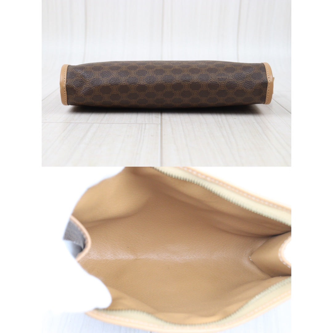 Rank A｜ CELINE Macadam Clutch Bag ｜V24071114