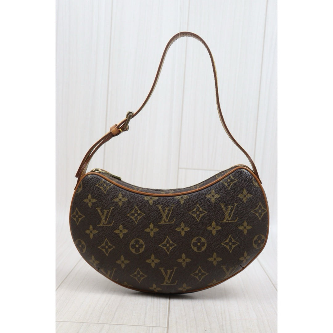Include Entrupy Certificate of Authenticity｜Good ( Rank AB)｜Louis Vuitton Monogram Pochette Croissant PM Shoulder Bag｜S26060607