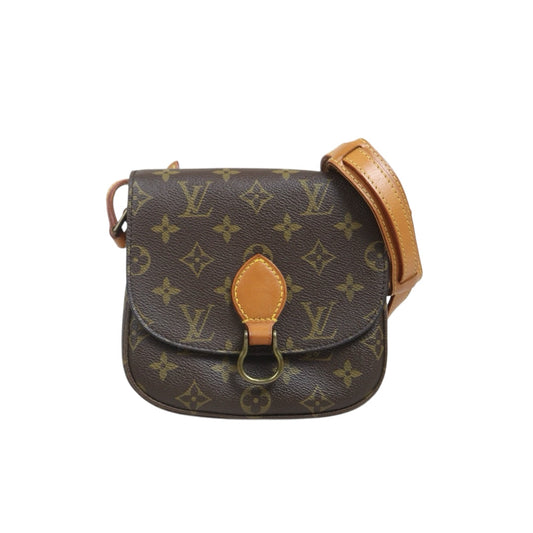 Include Entrupy Certificate of Authenticity｜Good ( Rank AB)｜ Louis Vuitton Monogram Pork skin Saint Cloud PM Shoulder Bag ｜26072104