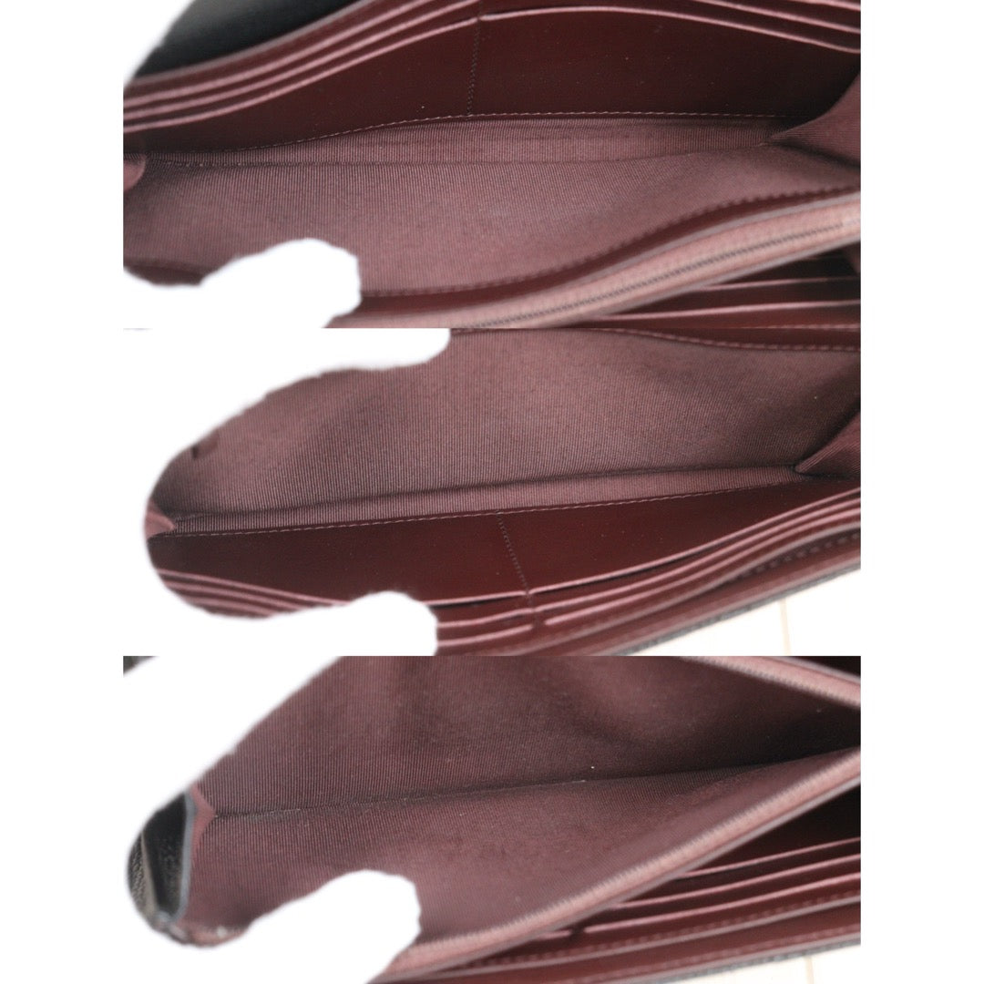 Very Good ( Rank A) ｜Chanel Caviar Skin Black  Wallet Made In 2015-2016 Year ｜25100715