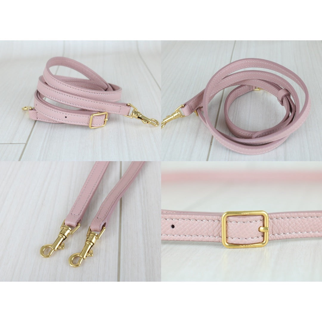 Very Good ( Rank A)｜CELINE Calf Leather Belt Pico Handbag Shoulder Bag Misty Rose｜S25112910