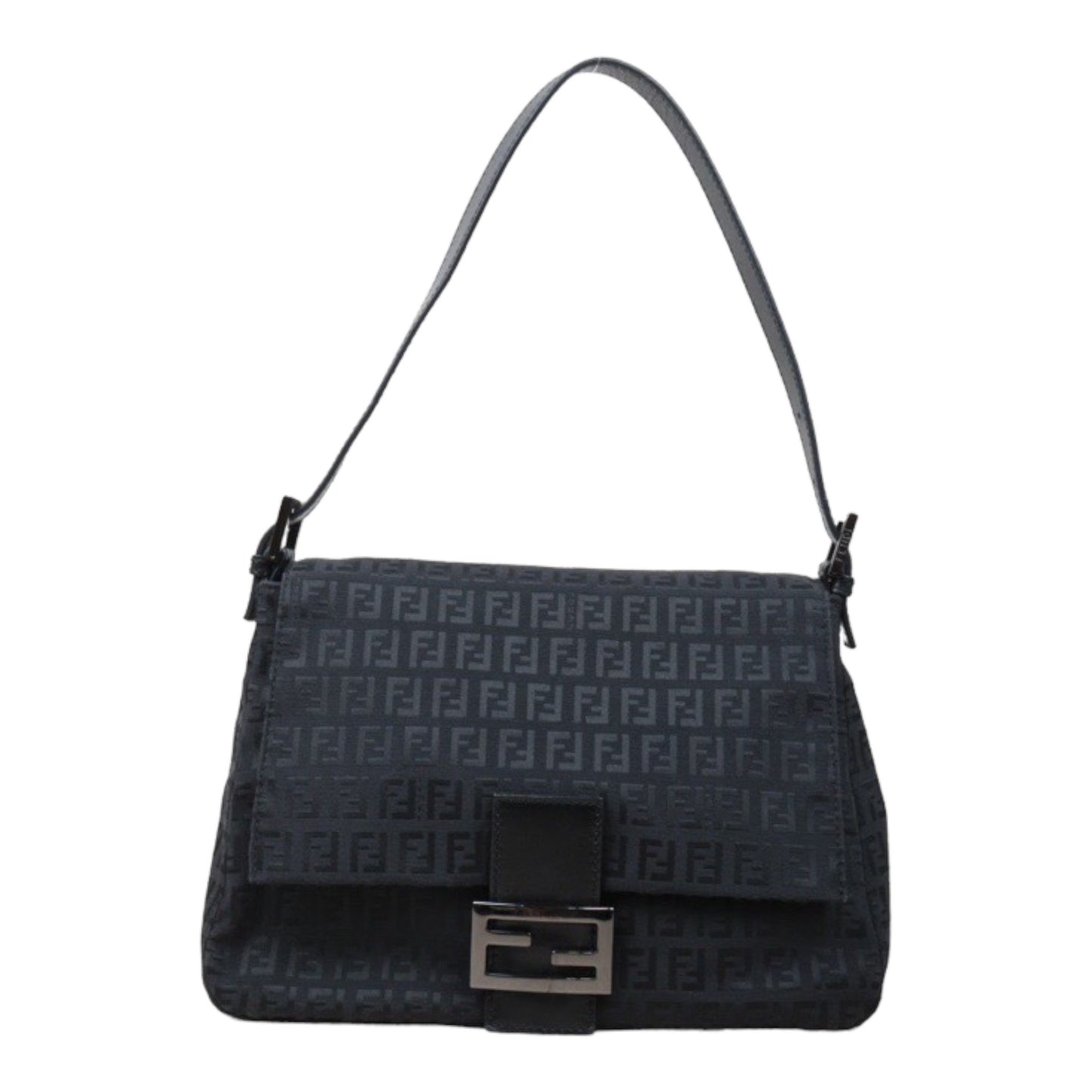 Rank AB｜ FENDI Mamma Baguette Shoulder Bag Black ｜V24060623