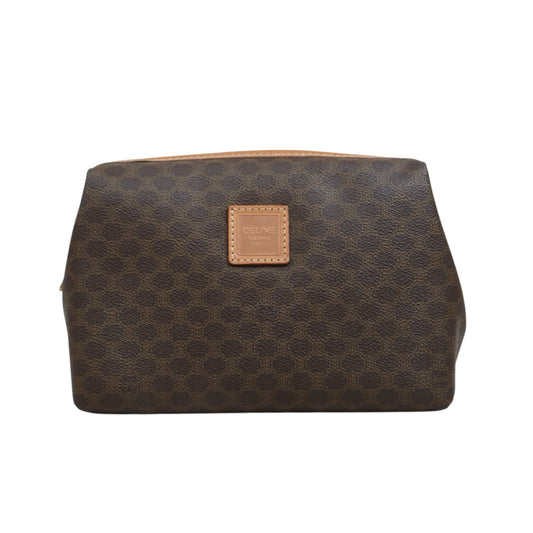 Include Entrupy Certificate of Authenticity｜Good ( Rank AB)｜ CELINE Macadam Pouch ｜26052604