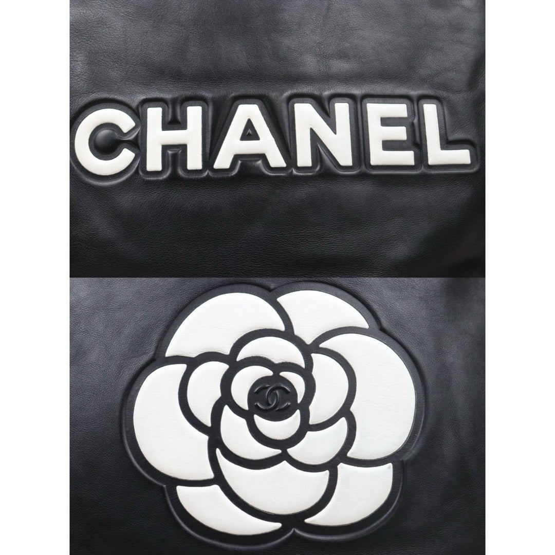 Good ( Rank AB) ｜ CHANEL Camellia Lamb Skin ToteBag GM Made In 2002～2003 Year ｜V24110749